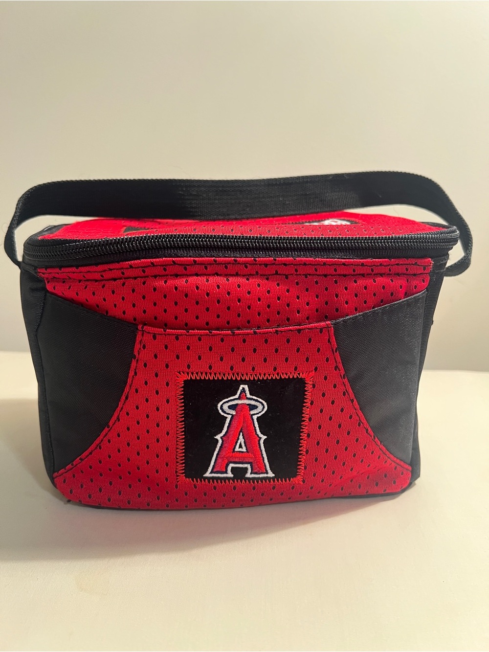 Los Angeles Angels MLB Red and Black Cooler Lunch Bag